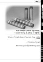PISCO LONG FITTINGS CATALOG LONG TYPE: PUSH-IN FITTING TYPE FOR DIE COOLING